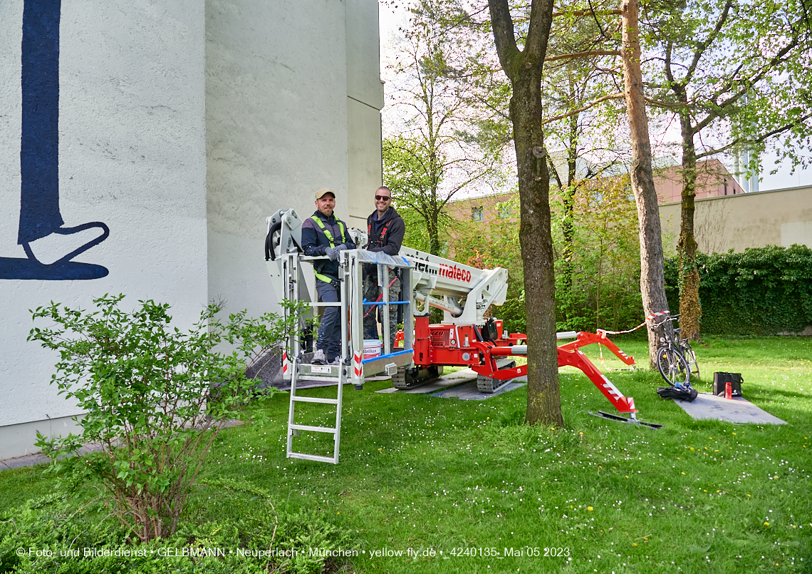 05.05.2023 - Graffiti am Karl-Marx-Ring 75 in Neuperlach